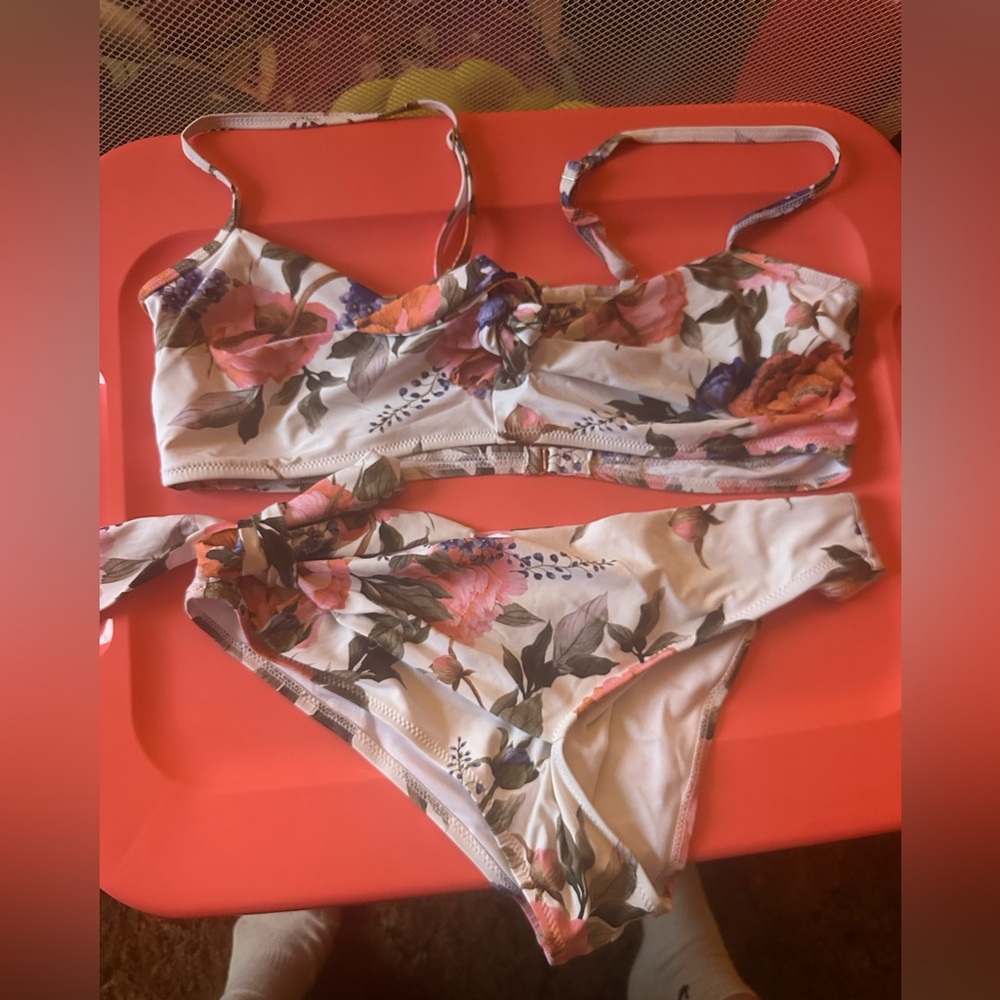 SHEIN Floral Bikini Set - Multicolor
